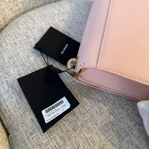 NWT BALMAIN Mini Top-Handle Cross Body - Picture 12 of 13